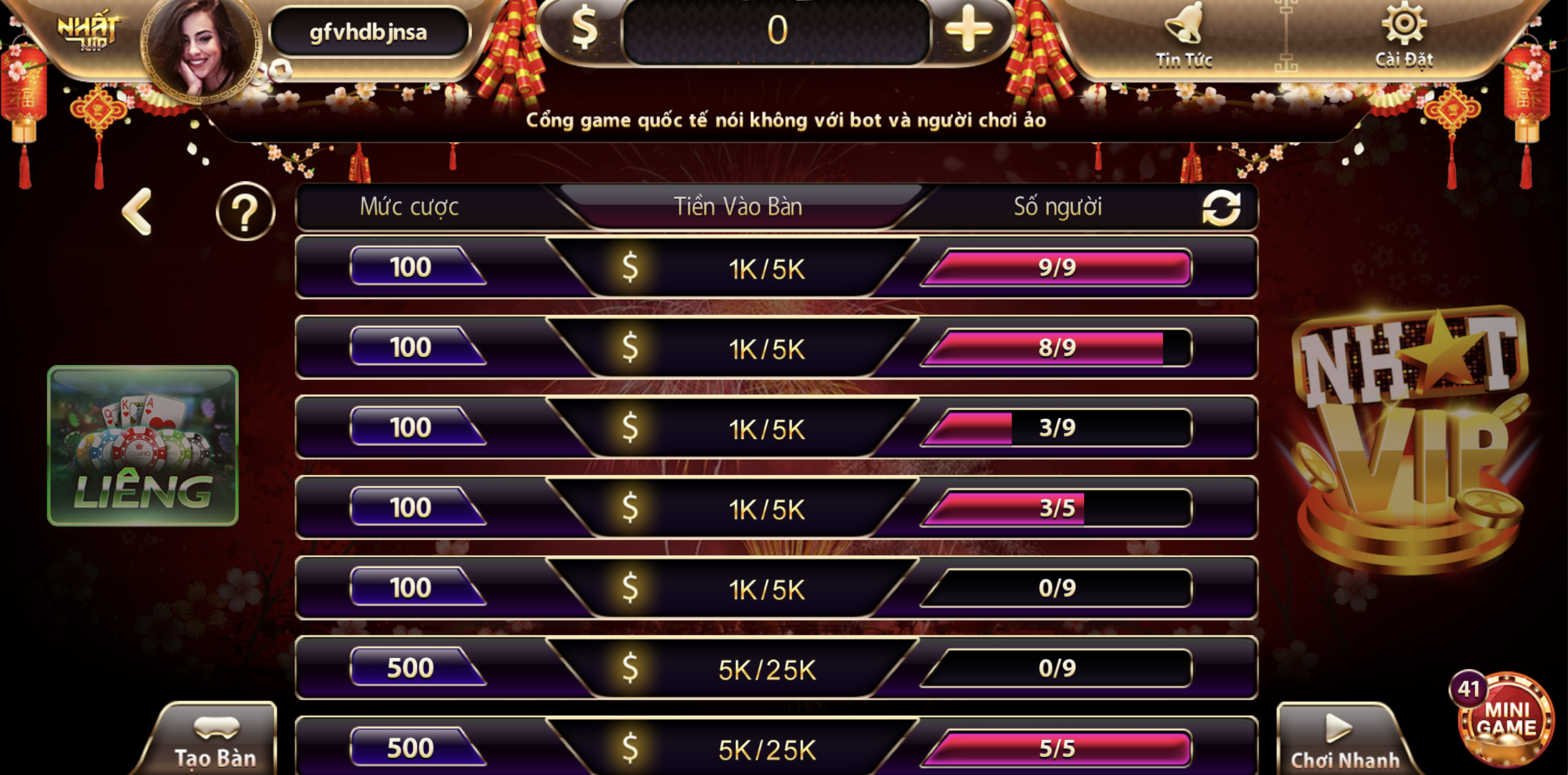 Muốn chiến thắng game bài Liêng từ công game Nhatvip người chơi cần nắm bắt được một vài kinh nghiệm