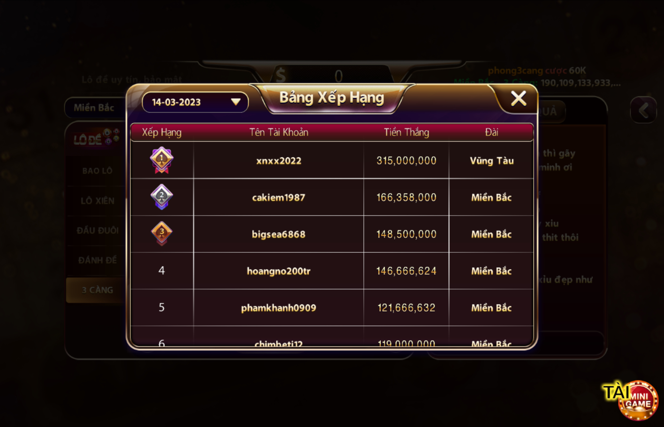 Giới thiệu lô đề 3 càng hấp dẫn từ cổng game Nhatvip