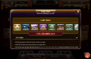 Luật chơi game bài Tiến lên miền Nam rất đơn giản tại Nhatvip ios