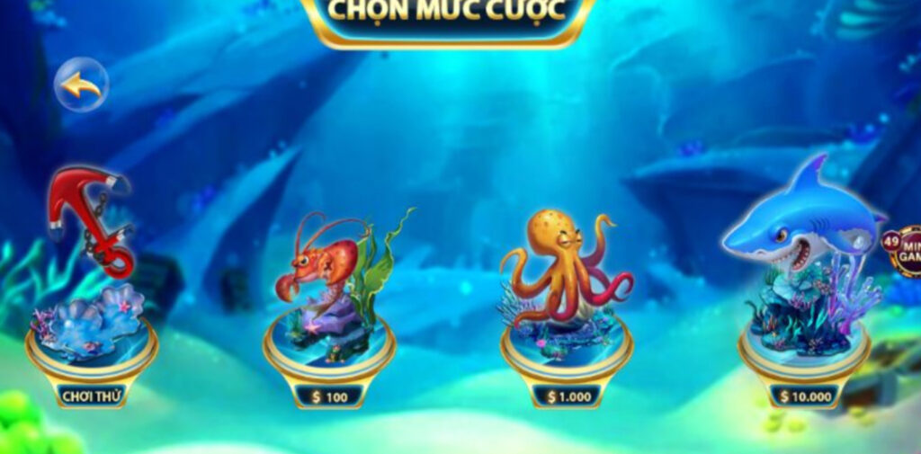 Các bước tham gia game thuỷ cung tại Nhatvip apk