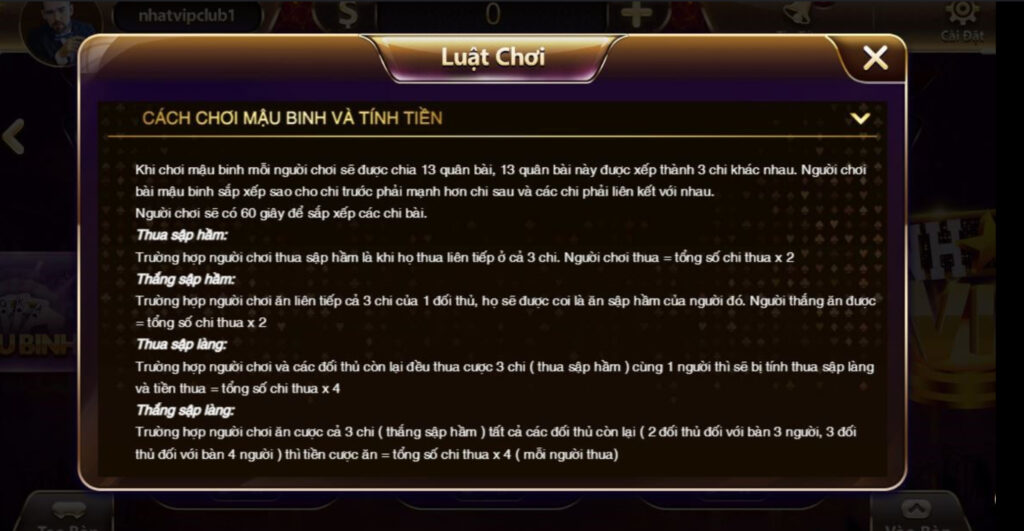 Các thuật ngữ xuất hiện trong game bài Tiến lên