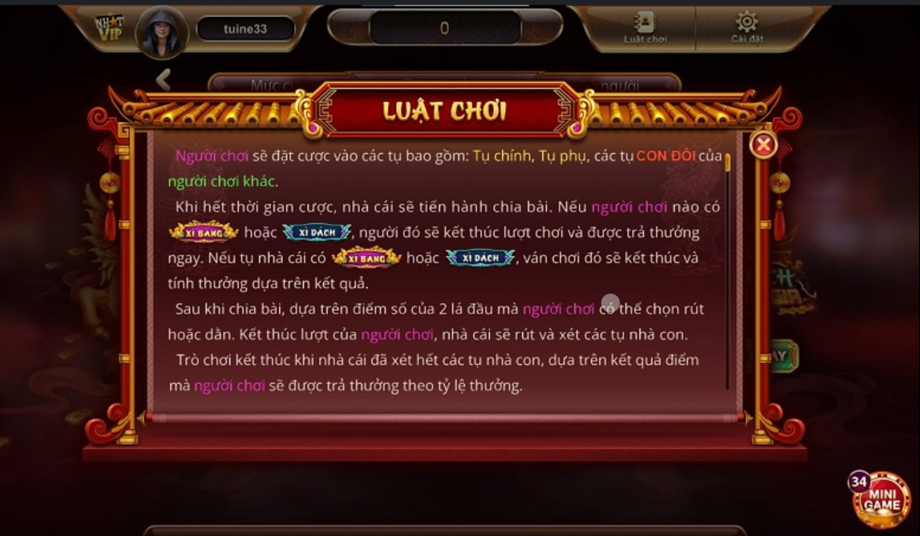 Một số mẹo chơi Xì dách hoàng gia khi tải Nhatvip