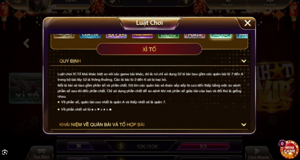 Luật chơi bài Xì tố đơn giản nhất