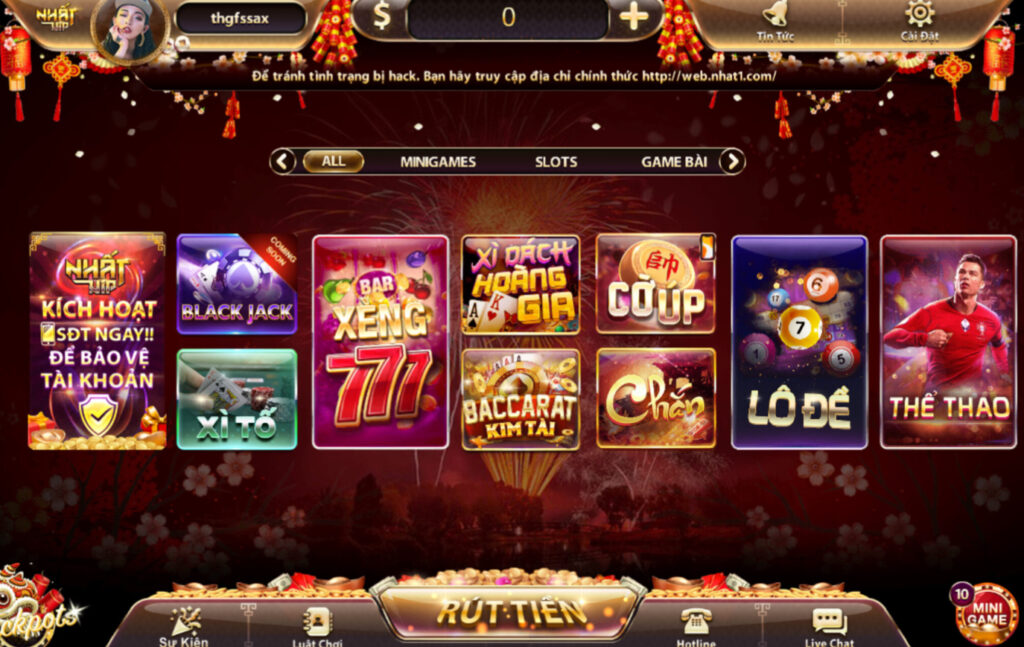 Cổng game Nhatvip uy tín