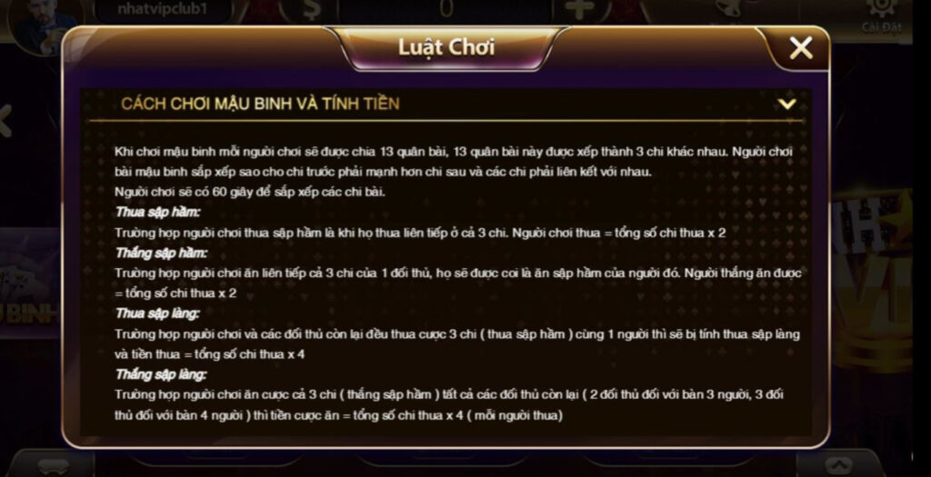 Luật chơi vô cùng hấp dẫn