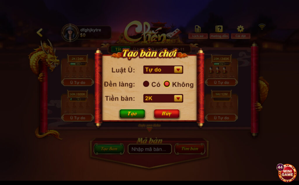 Tạo bàn chơi đa dạng