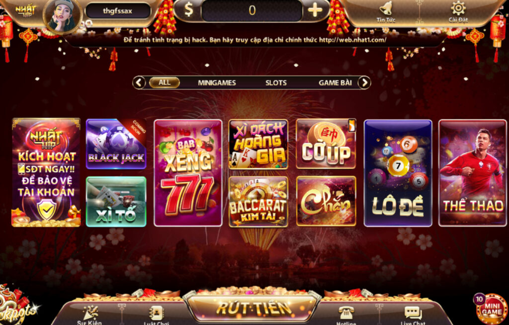 Cổng game Nhatvip được yêu thích rất nhiều