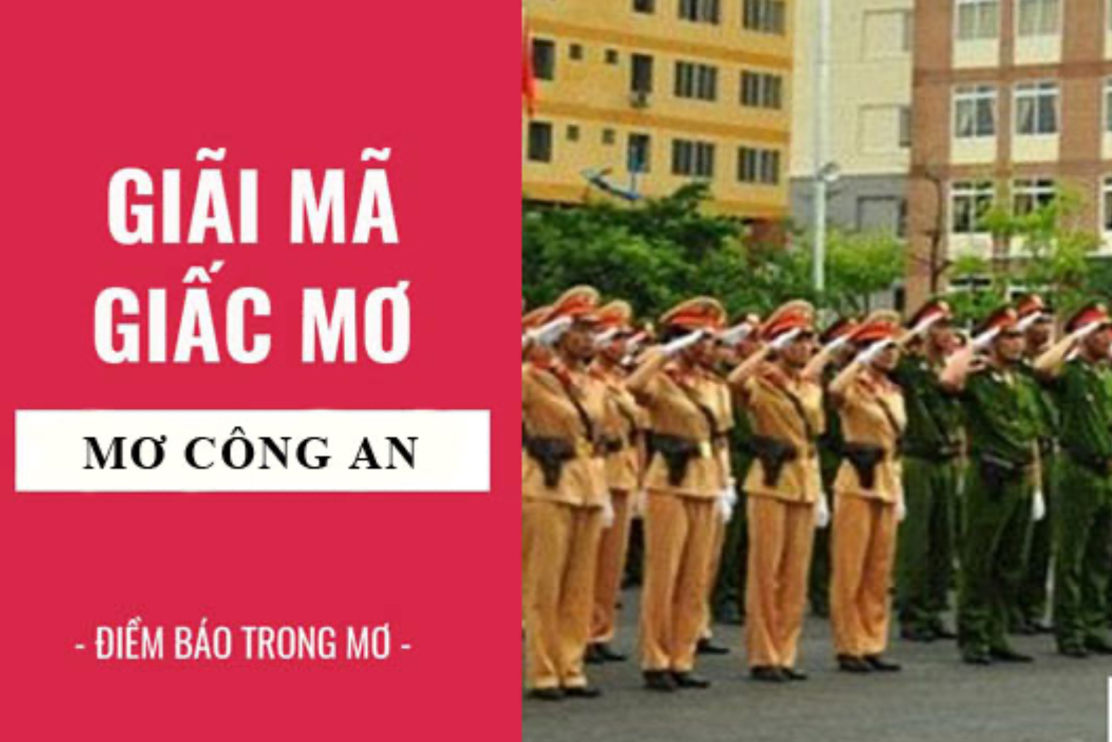 Mơ thấy công an mang điềm báo gì? Con số nên đánh khi tai Nhatvip