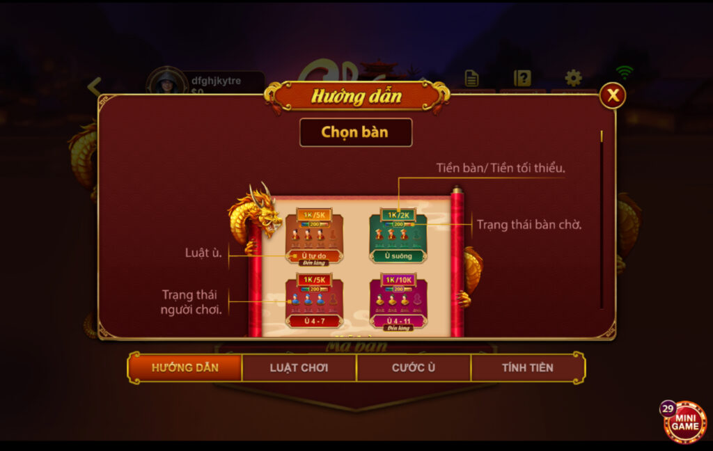 Luật chơi hấp dẫn