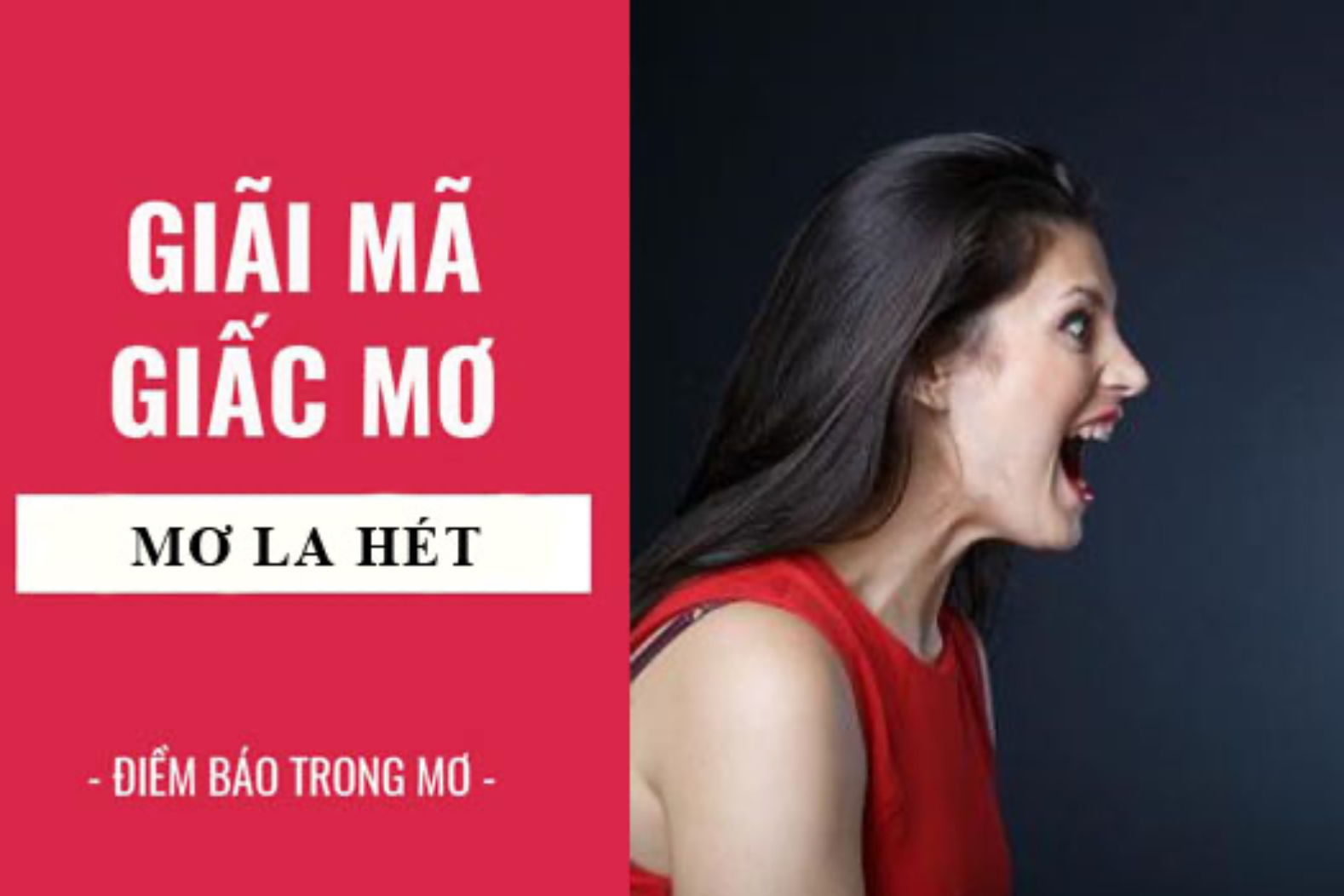 Nhatvip gợi ý con số và điềm báo trong giấc mơ la hét mang lại