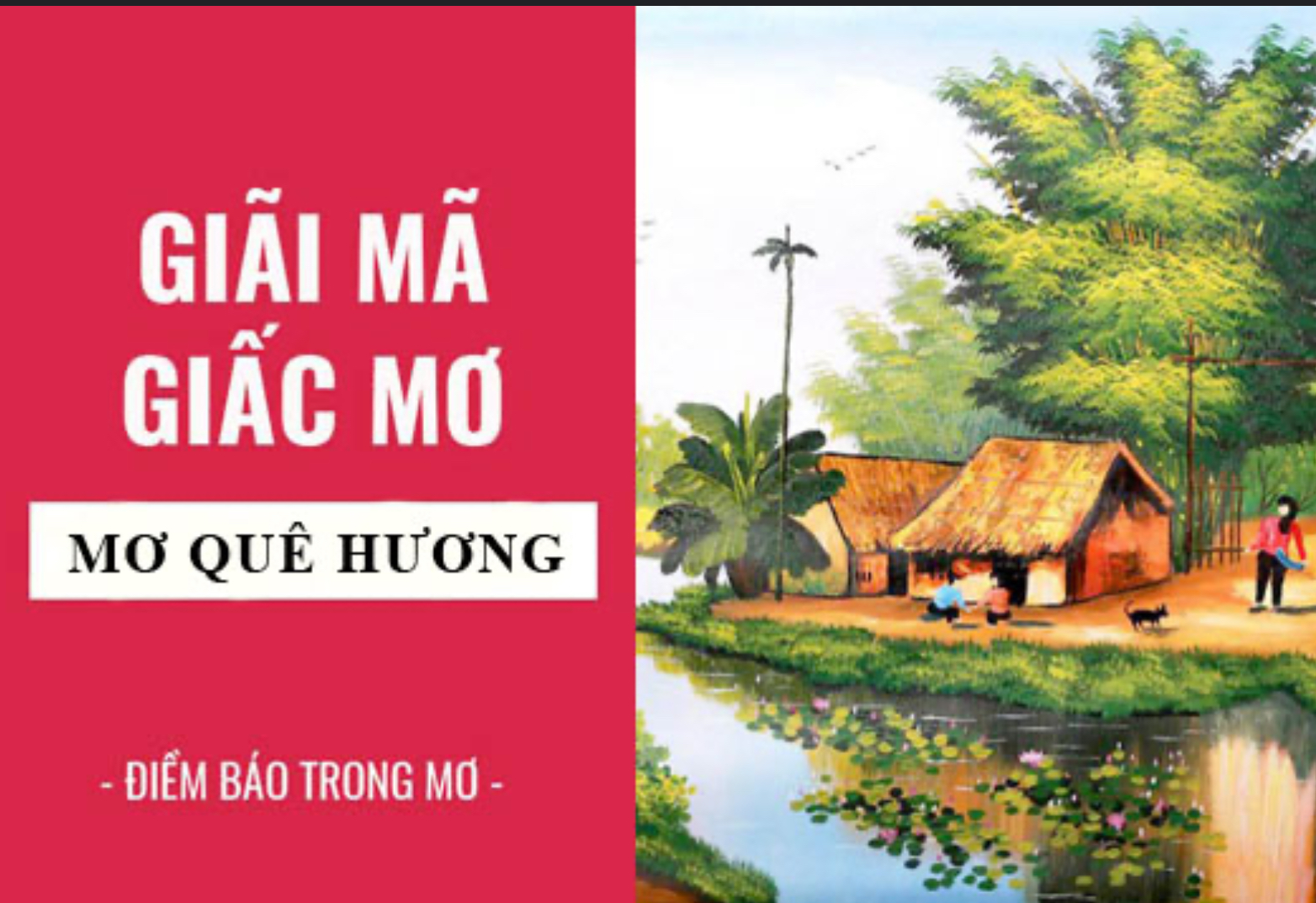 Mơ thấy quê hương mang đến điềm báo gì tại Nhatvip?