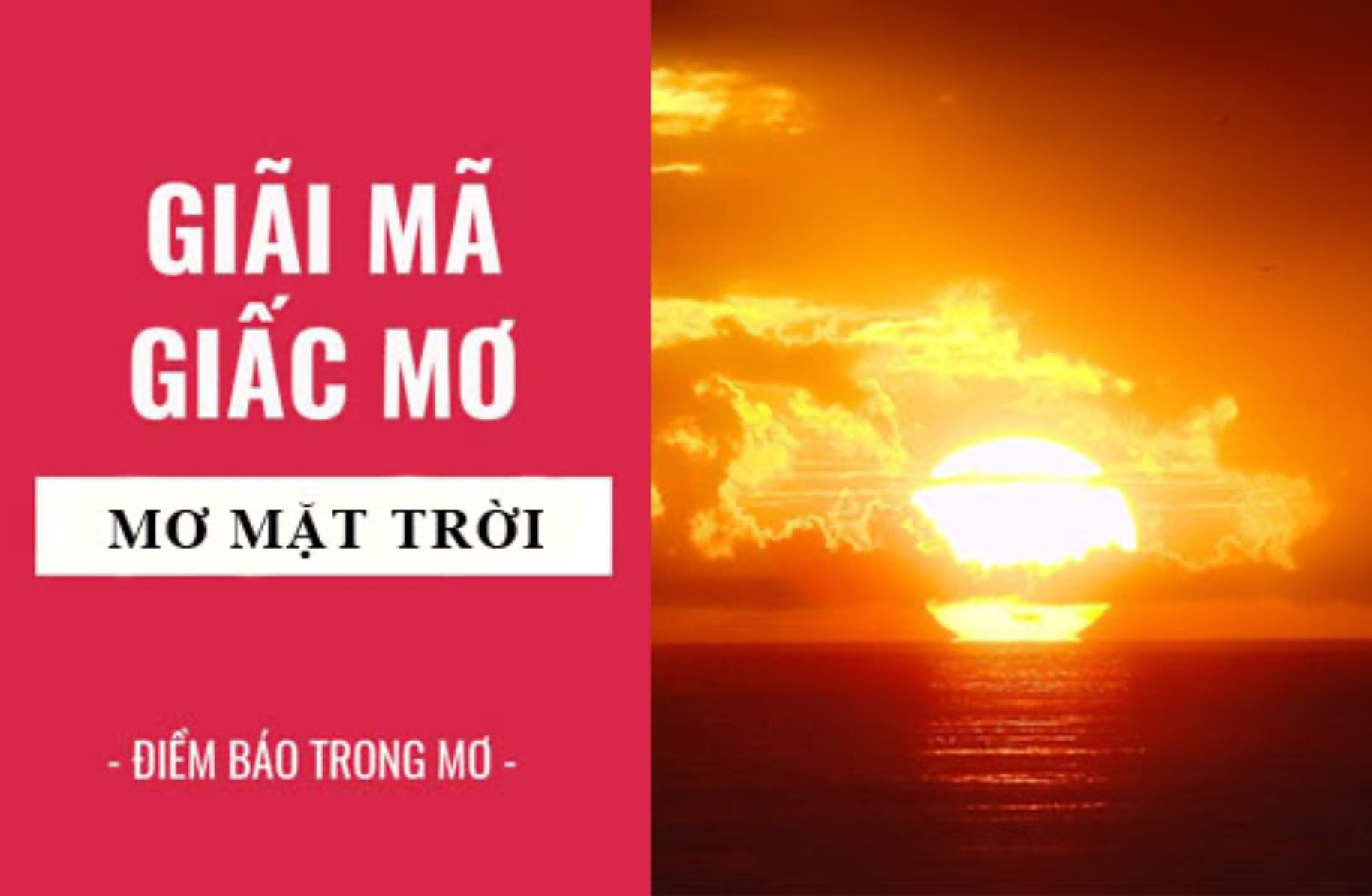 Giải mã giấc mơ thấy mặt trời tại Nhatvip và con số?