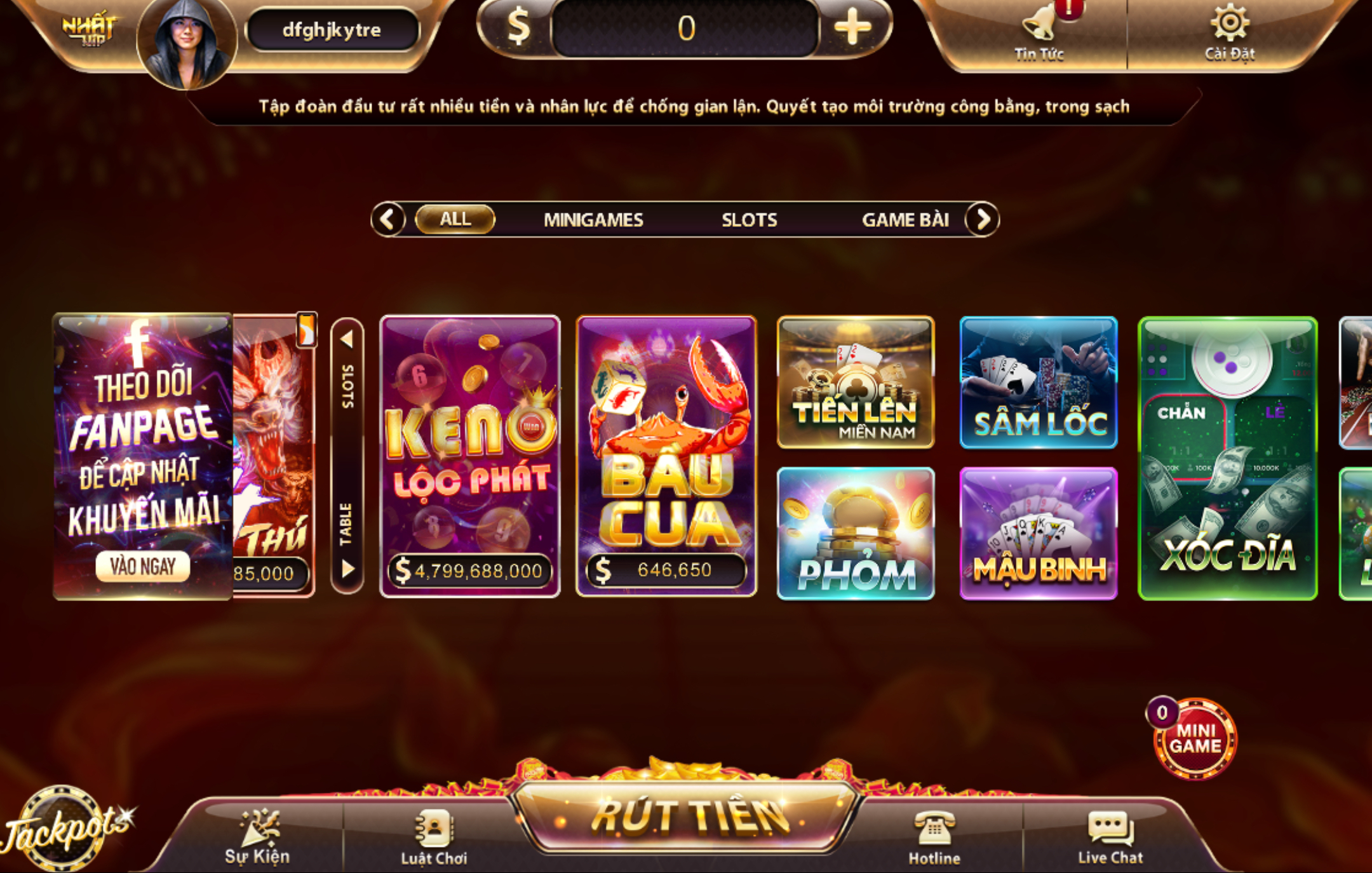 Game bài phỏm được yêu thích nhiều