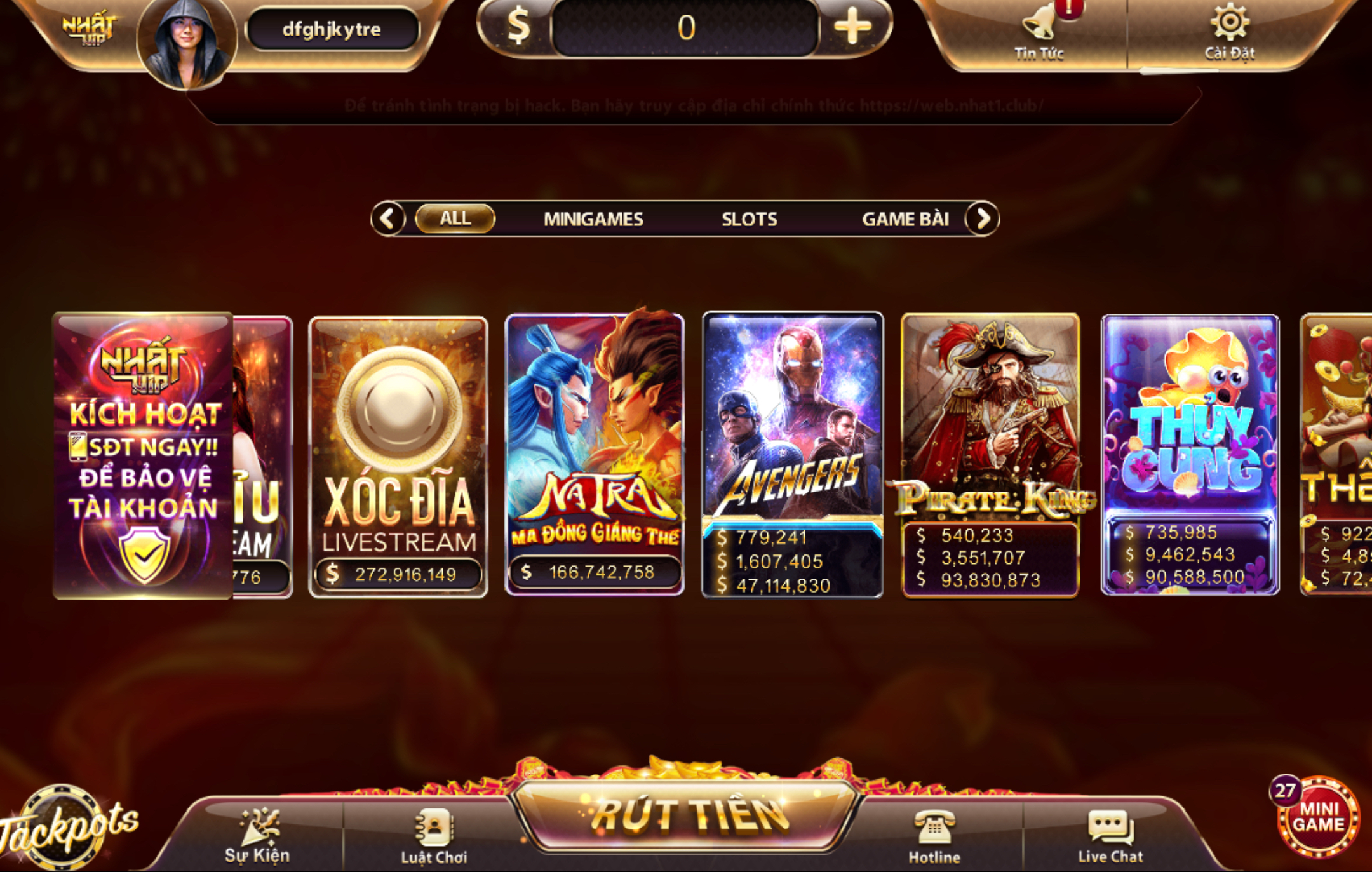 Lối chơi Thuỷ cung giúp game thủ thắng lớn tại Nhatvip