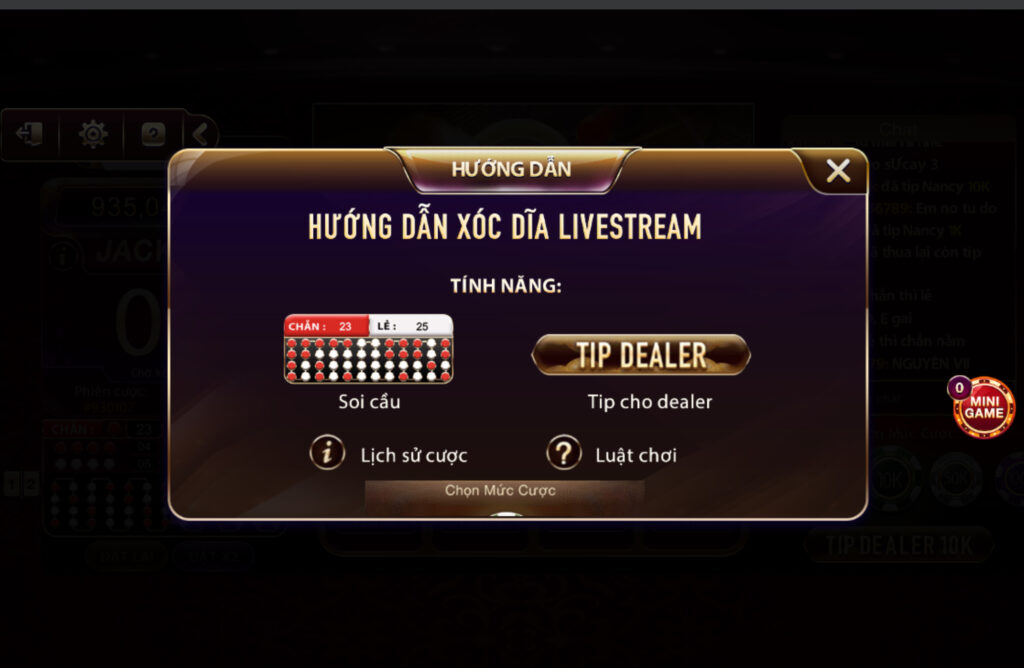 Nhatvip chia sẻ nhanh những mẹo hay đánh Xóc đĩa livestream