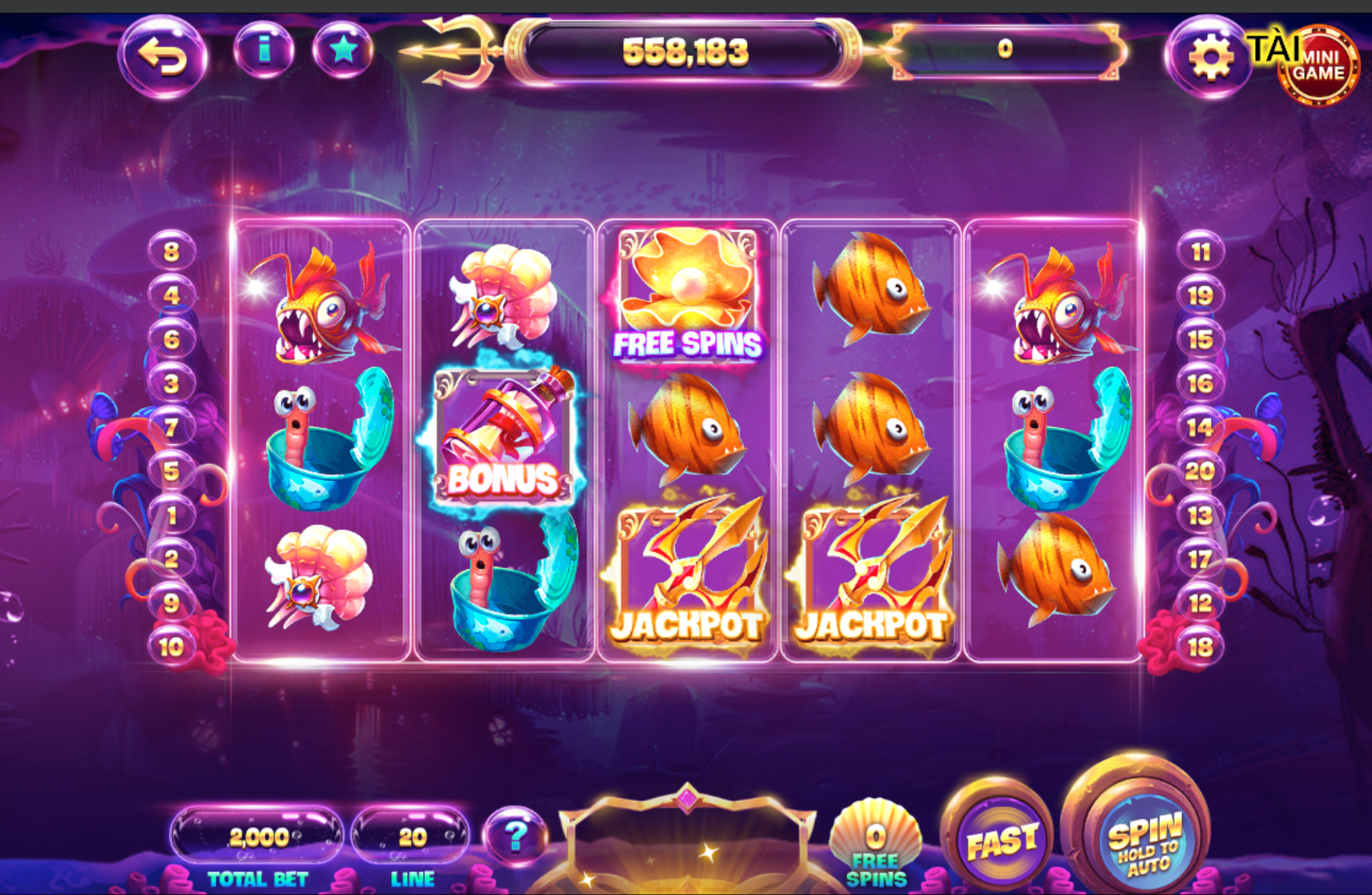 Nhat vip cùng những mẹo hay đánh game Thuỷ cung 