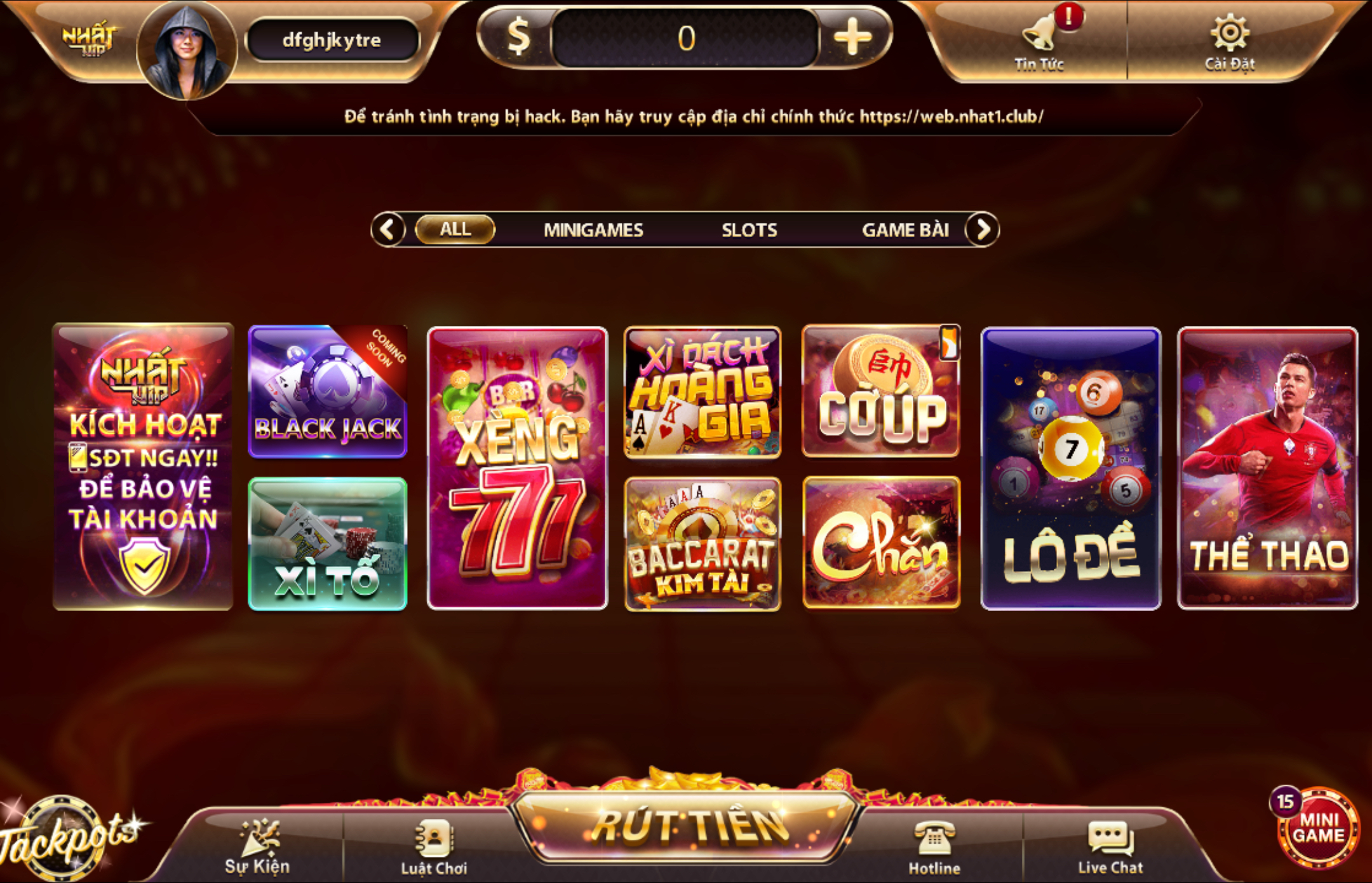 Các tựa game đáng trải nghiệm khi tai Nhatvip tham gia